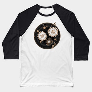 Beige asters Baseball T-Shirt